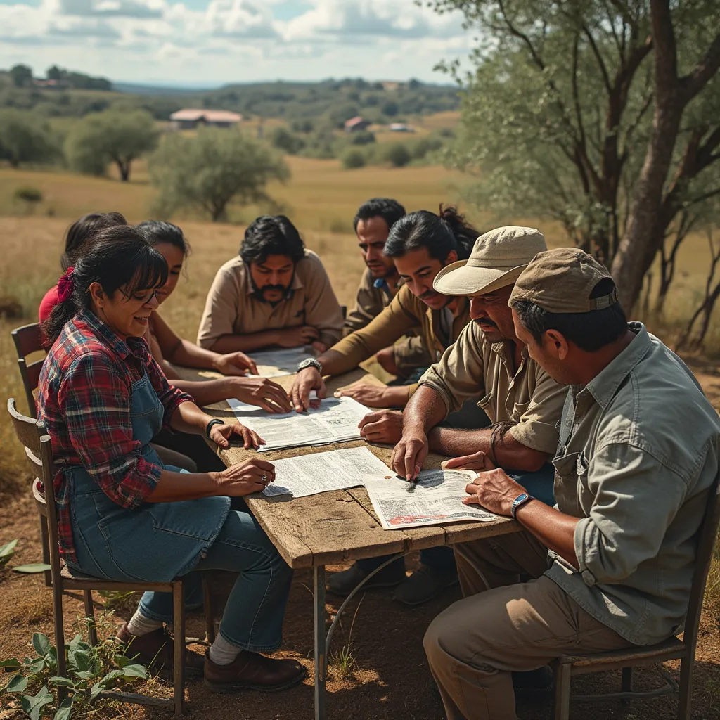 Taller de ConocimientoAR en una comunidad rural
